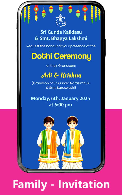Dhoti Function 1